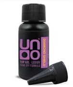 UNO, Верхнее покрытие для гель-лака Diamond Shield без липкого слоя, 30 г 4660199150953