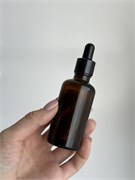 Бутылка 50 мл с пипеткой темное стекло 2023225554026