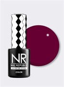 Nail Republic-201 Perfect red гель-лак, Темно-красный 10 мл NR201