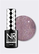 Nail Republic-416 Rose garden гель-лак, Мерцающий розовый 10 мл 4630352406333