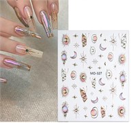 Наклейки стикеры Moon pink 2000000049939