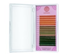 Цветные ресницы Enigma микс 0,10/D/8-12 mm 