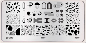 -30% Пластина для стемпинга Go! Stamp 156 Only U 2546131604291