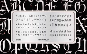 -30% Пластина для стемпинга Go! Stamp 59 Fonts - @co__at 2546131601139