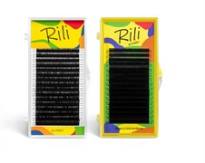 Ресницы чёрные Rili - 16 линий - MIX (С 0.07 8-15мм) 8933720117197