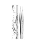 FreiAVIVER Точечный пинцет для бровей Sharp, серебро 2000780250938