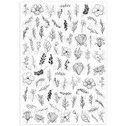 Слайдер-дизайн Crazy Shine Nails mini : ЧБ Цветы 4607790911132