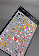 Слайдер-дизайн Crazy Shine Nails mini foil: Геометрия 4607790930263
