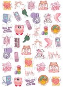 Слайдер-дизайн Crazy Shine Nails mini : Розовое аниме 4607790911668