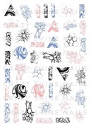 Слайдер-дизайн Crazy Shine Nails mini : Разводы 4607790911729