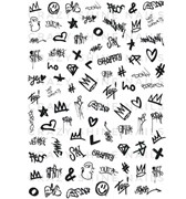 Слайдер-дизайн Crazy Shine Nails mini: Граффити 4607790910357