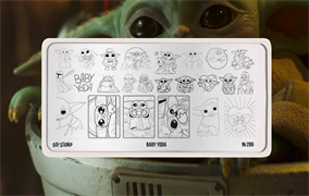 -30% Пластина для стемпинга Go! Stamp 286 Baby Yoda 2546131606028