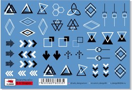 Наклейки с липким слоем Stickers «Shapes» (S-6) 7930098781389