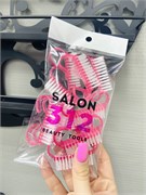 Набор щеток-сметок 10 шт (розовый с белым ворсом) 2000000037813