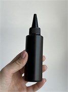 Бутылка черная 100 мл ( с носиком) 2061008723924