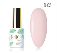 Mio Гель-лак D-02. Нежный сатин, 8 мл 4603741475982