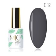 Mio Гель-лак E-12. Серый агат, 8 мл 4603741476262