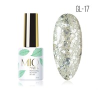 Mio Гель-лак GL-17. Мерцание серебра, 8 мл 4603741475234
