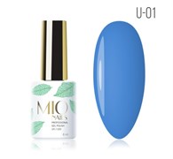 Mio Гель-лак U-01. Королевский синий, 8 мл 4603741477238