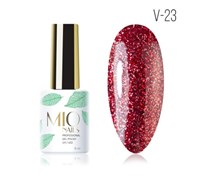 Mio Гель-лак V-23. Огненный рубин, 8 мл 4603741478204