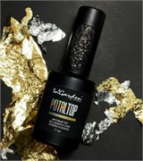 Матовый топ без липкого слоя золото и серебро POTALTOP no wipe silver&gold, 11мл 46248589