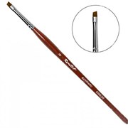 Кисть синтетика наклонная №6  (GN6-06.0RT) 4690559003575