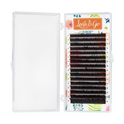 Коричневые ресницы Lash&Go 0,07/L/10 mm new 