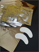 Патчи под глаза для наращивания и окрашивания ресниц классические , серебряная упаковка, 1 пара 2012781888379