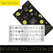 -30% Пластина для стемпинга ТакиДа mini 02 Reverse Collection 2010081279323