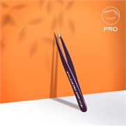 Пинцет для бровей EXPERT 11 TYPE 5v (точечный), фиолетовый 4820241063178