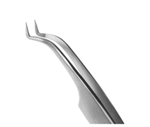 Пинцет для наращивания ресниц Rili, серия NanoFiber, тип L 5 мм 4657810001886