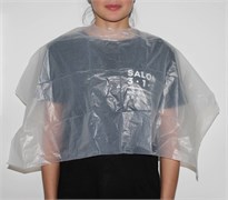 Пелерина полиэтиленовая одноразовая 10 шт 2053496238325