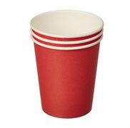 Стакан бумажный красный 250 мл 50шт 2000000053745