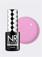 Nail Republic-041 Lilac гель-лак, Мерцающий клубничный крем 10 мл 1119763