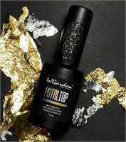 Матовый топ без липкого слоя золото и серебро POTALTOP no wipe silver&amp;gold, 11мл 46248589