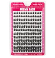 Ресницы накладные черные OH! MY LASH пучки "Doll Fix" 12 линий 6983727405171