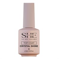 SHE Топ  CRYSTAL SHINE 15 мл 4673733960925