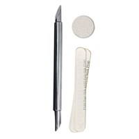 Набор для маникюра Stick+ File с металлическим пушером №7 Vabrazive 4601234569439