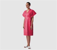 Халат "Кимоно" нетканый, спанбонд, без рукавов, малиновый, 30г/м2, 10/100 2099066138718