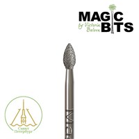 Фреза гранатовая чечевица 2.5 мм Magic Bits Средне-мягкая (ГрЧ25) 2602860002606