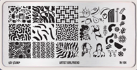 -30% Пластина для стемпинга Go! Stamp 164 Artist Girlfriend 2546131604376