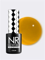 Nail Republic-566 Гель-лак витраж, Янтарный 10 гр 4620476402199