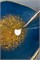 Пластина Драгоценный камень квадрат синий 2000000058993