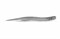Пинцет профессиональный для наращивания ресниц LASHY, серия STELLAR NFL, тип Прямой с изгибом 4657810002029